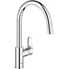 Image de Mitigeur de cuisine GROHE StartLoop - ChromÃ© - Bec haut en C - Mousseur extractible - 30556000