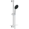Image de Ensemble de douche avec pommeau 2 jets. barre 60cm. flexible et tablette- GROHE Vitalio Start 110 26952001 - Economie d'eau - ChromÃ©