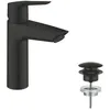 Image de Grohe - Mitigeur lavabo Start noir M - Noir