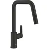 Image de Grohe - Robinet de cuisine avec douchette Start bec haut noir mat 2 jets - Noir