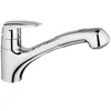 Image de Mitigeur Ã©vier EURODISC GROHE 32257001 - bec bas - douchette extractible 2 jets - chrome