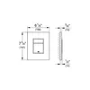 Image de Plaque de commande Grohe Skate Cosmopolitan Titanium / anti traces