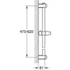 Image de Grohe Euphoria Barre de douche 60cm Cosmopolitan chrome