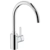 Image de GROHE Robinet de cuisine Eurosmart Cosmopolitan, bec haut, basse pression, plage de pivot 160 31180000 Import Allemagne