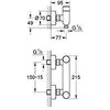 Image de GROHE 36320000 Eurosmart Cosmopolitan T Mitigeur de Douche TemporisÃ© Import Allemagne