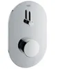 Image de Grohe-FaÃ§ade encastrÃ©e de douche EUROSMART Cosmopolitan S. avec mitigeur. chromÃ© RÃ©f 36321000