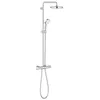 Image de Colonne thermostatique TEMPESTA COSMOPOLITAN SYSTEM 210 GROHE 27922001 - Ã 21 cm + douchette 2 jets - chromÃ©