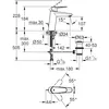 Image de GROHE Mitigeur Lavabo Eurodisc Cosmopolitan 23448002 Import Allemagne