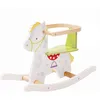 Image de Cheval Ã Bascule En Bois Kleine Racker Roba - Multicolore - Supporte 25 Kg