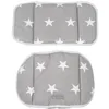 Image de Coussin Pour Chaise Haute Ã Escalier - Roba - Little Stars - Gris - En Deux Parties