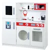 Image de Roba Grande Cuisine Enfant En Bois + Accessoires VariÃ©s - Blanc/Rouge