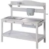 Image de Roba Jeu Cuisine Enfant ExtÃ©rieure - Jouets D'imitation Avec Accessoires Et FonctionnalitÃ©s Ludiques - Bois Massif Gris