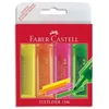 Image de Faber-Castell Textliner 1546 Marqueur 4 PiÃ¨ces Pointe BiseautÃ©e Orange, Vert Et Jaune