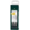 Image de Lot de 4 feutres Pitt noirs