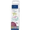 Image de 4 feutres Pitt Artist Pen Metallics