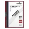 Image de Durable Duraclip 30 ProtÃ¨ge Documents Pvc Bourgogne, Transparent