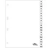 Image de Durable Jeu De 24 Intercalaires Avec Onglets ImprimÃ©s A Ã Z A4 Blanc