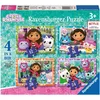Image de Ravensburger Gabbys Dollhouse 4 In A Box Jigsaw Puzzles