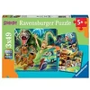 Image de Puzzles 3x49 pieces - les aventures de scooby-doo en occasion ou reconditionné