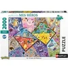 Image de Puzzle 2000 pièces Les 16 types de Pokémon en occasion ou reconditionné