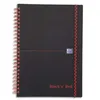 Image de Oxford Black N Red Cahier Notebook SpiralÃ© Couverture Polypro 140 Pages 5x5 + Marge 21x29,7