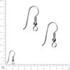 Image de Crochets d'oreille - argenté - 2 cm - 4 pcs