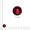 Image de Perles Renaissance - Rouge classique - Ø 12 mm x 21 pces