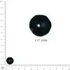Image de Perles Renaissance - Noir - Ø 12 mm x 21 pces