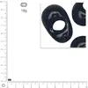 Image de Rocailles Farfalles - Noir - 2 x 4 mm x 18 g