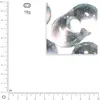 Image de Rocailles Farfalles - Irisé - 2 x 4 mm x 18 g