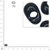Image de Rocailles Farfalles - Noir - 3,2 x 6,5 mm x 18 g