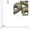 Image de Rocailles Farfalles - Argent - 3,2 x 6,5 mm x 18 g