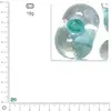 Image de Rocailles Farfalles - Vert menthe - 3,2 x 6,5 mm x 18 g