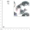 Image de Rocailles Farfalles - Irisé - 3,2 x 6,5 mm x 18 g