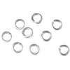 Image de Anneau Ø 1 mm Couleur Argent 50 pcs