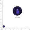 Image de Perles Renaissance - Prune - Ø 8 mm x 25 pces