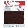 Image de Cordon bijou - brun foncé - 1 mm x 20 m