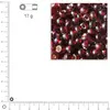 Image de Rocailles rainbow intérieur argenté - Rouge pompadour - Ø 4 mm x 17 g