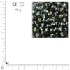 Image de Rocailles rainbow intérieur argenté - Gris acier - Ø 4 mm x 17 g