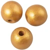 Image de Boules en bois percées ø 10 mm 35 pcs Noir mat