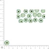 Image de Perles en bois - Polies - Vert clair - 12 mm - 32 pcs