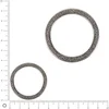 Image de Anneau intercalaire plat - argenté - 3,7 cm - 1 pièce
