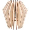 Image de Lampe en bois à lamelles Kopenhagen 22 x 22 x 35 cm