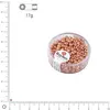 Image de Rocaille Metallic dépoli - Rose tendre - Ø 2,6 mm x 17 g