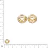 Image de Perle en verre à facettes Magic Flair - Topaze clair - Ø 13 mm