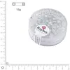 Image de Rocailles Arktis lustrées dés - Blanc - 3,4 mm x 15 g
