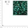 Image de Rocailles rainbow intérieur argenté - Emeraude - Ø 2,6 mm x 17 g
