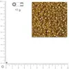 Image de Mini-rocailles rainbow intérieur argenté - Jaune miel - Ø 2 mm x 17 g