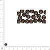 Image de Perles en bois - Polies - Brun foncé - 6 mm - 115 pcs