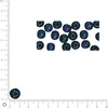 Image de Perles en bois - Polies - Bleu foncé - 12 mm - 32 pcs